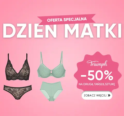 Dzień Kobiet -50% na drugą tańszą sztukę