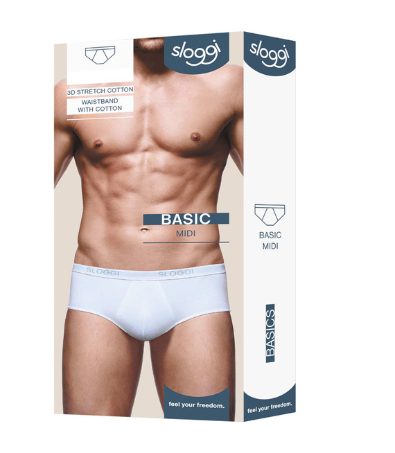 Majtki męskie sloggi men Basic Midi