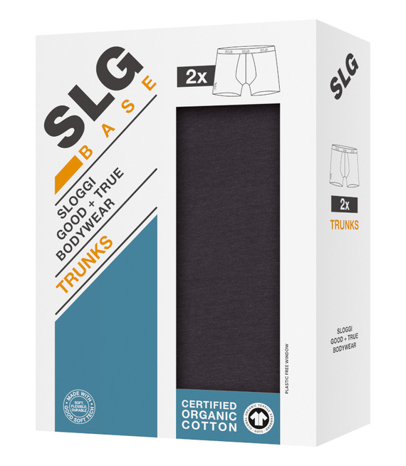 2 x Majtki męskie sloggi men SLG Base Trunk C2P