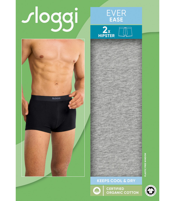 2 x Majtki męskie sloggi men EVER Ease Hipster 2P