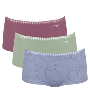 3 x Majtki damskie sloggi GO Crush Short C3P