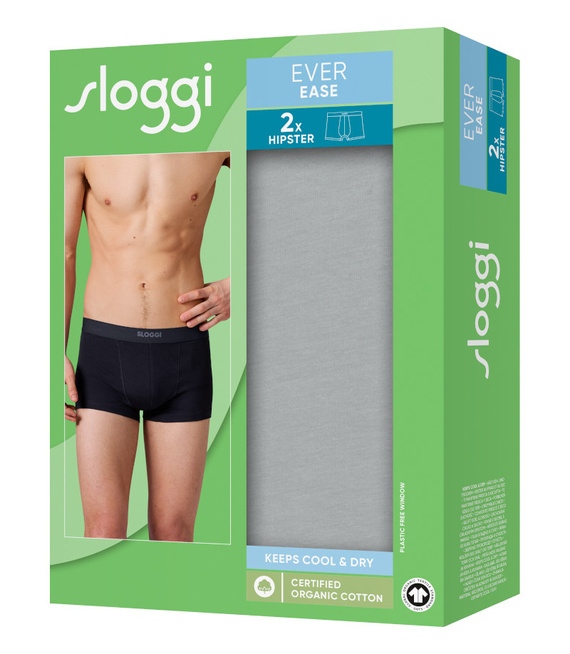 2 x Majtki męskie sloggi men EVER Ease Hipster 2P