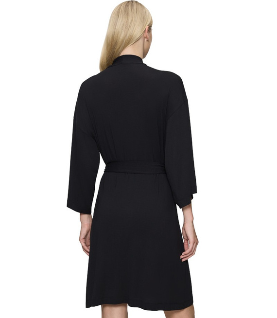 Triumph czarny szlafrok damski Aura Spotlight Robe