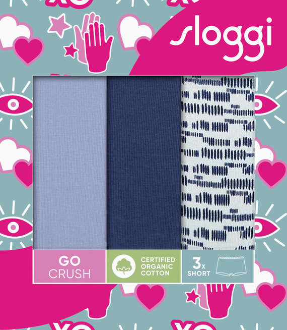 3 x Majtki damskie sloggi GO Crush Short C3P