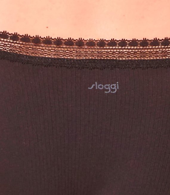 2 x Majtki damskie sloggi GO Ribbed Tai C2P