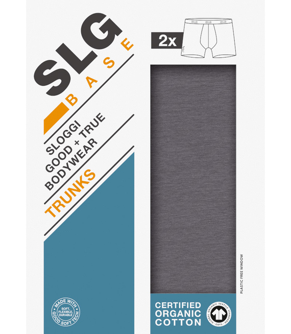2 x Majtki męskie sloggi men SLG Base Trunk C2P