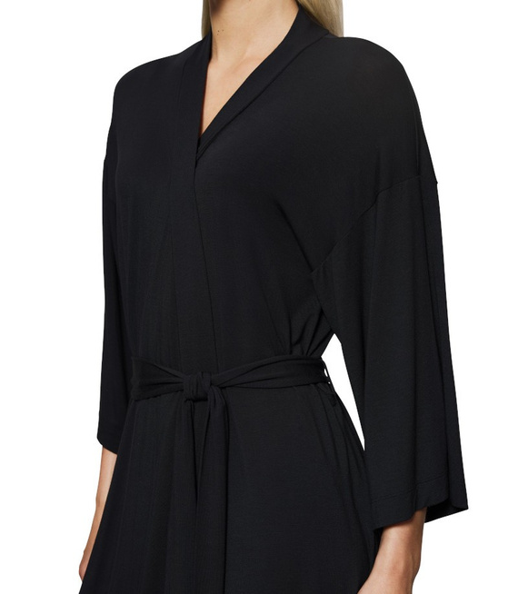 Triumph czarny szlafrok damski Aura Spotlight Robe