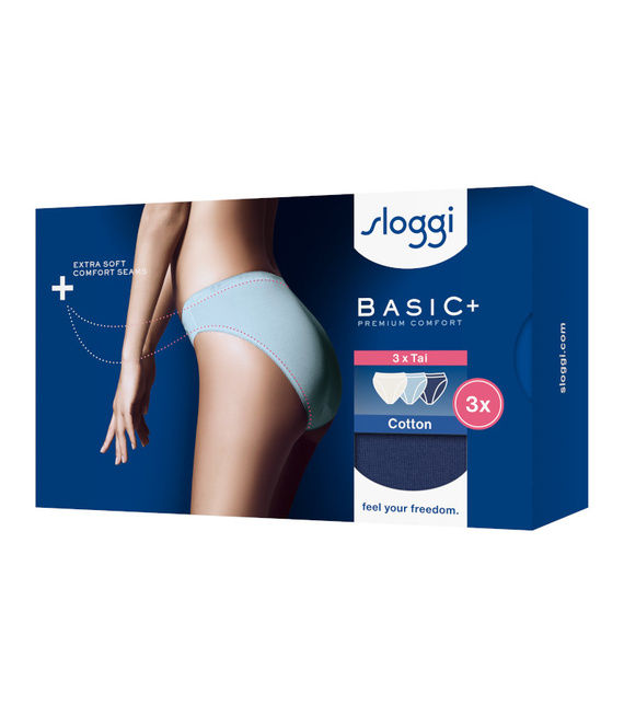 3 x Majtki damskie sloggi Basic+ Tai C3P