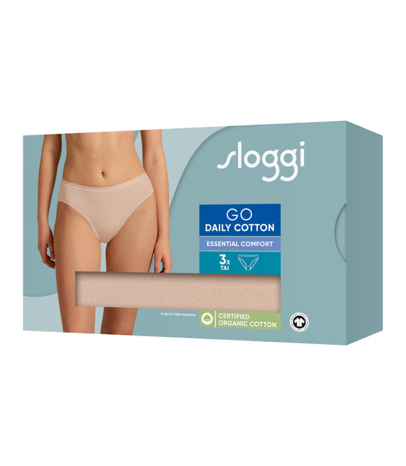 Sloggi trójpak majtki damskie tai GO Daily Cotton Tai 3P