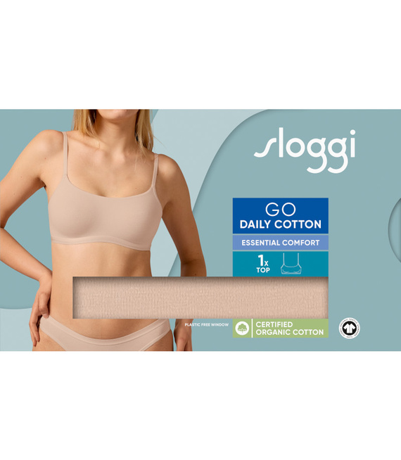 Biustonosz miękki bez fiszbin sloggi GO Daily Cotton Top