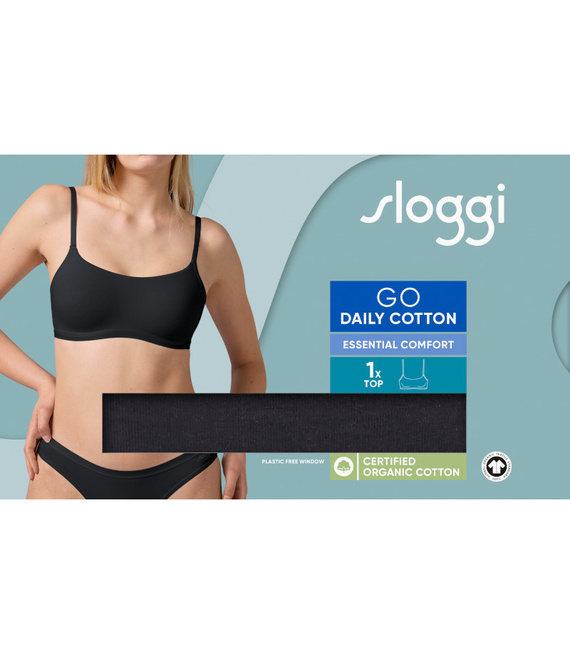 Biustonosz miękki bez fiszbin sloggi GO Daily Cotton Top