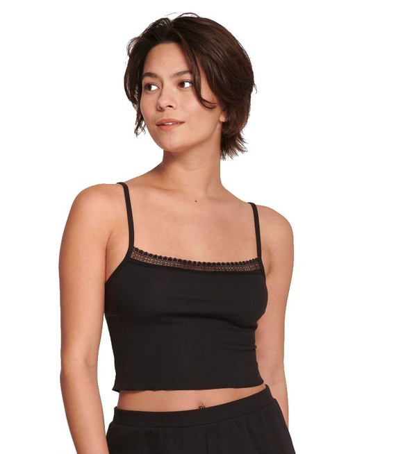 Top damski sloggi GO Ribbed Crop Top