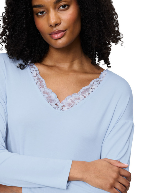 Koszula nocna z długim rękawem Triumph Timeless Sensuality NDK LSL