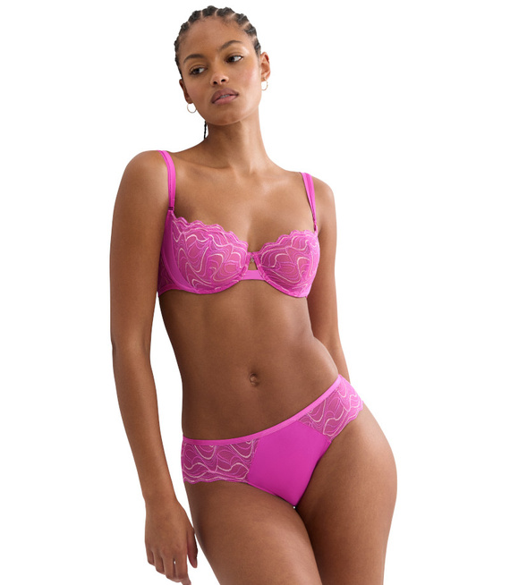 Biustonosz miękki na fiszbinie Triumph Palina Waves of Glow WH