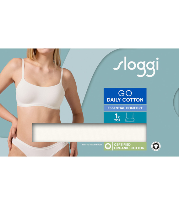 Biustonosz miękki bez fiszbin sloggi GO Daily Cotton Top
