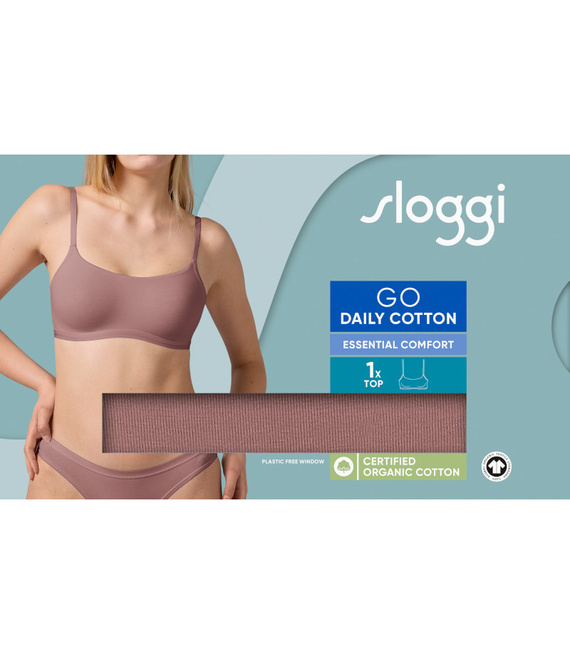 Biustonosz miękki bez fiszbin sloggi GO Daily Cotton Top