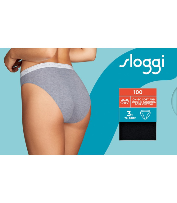 Wielopak majtki bawełniane 3 szt. sloggi 24/7 100 Tai 3P
