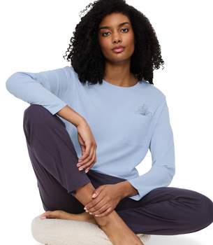 Piżama damska z długim rękawem Triumph Sets PK 01 LSL X