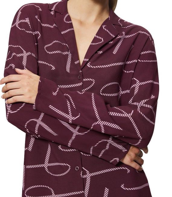 Triumph pidżama damska rozpinana z długim rękawem Boyfriend Fit PW 02