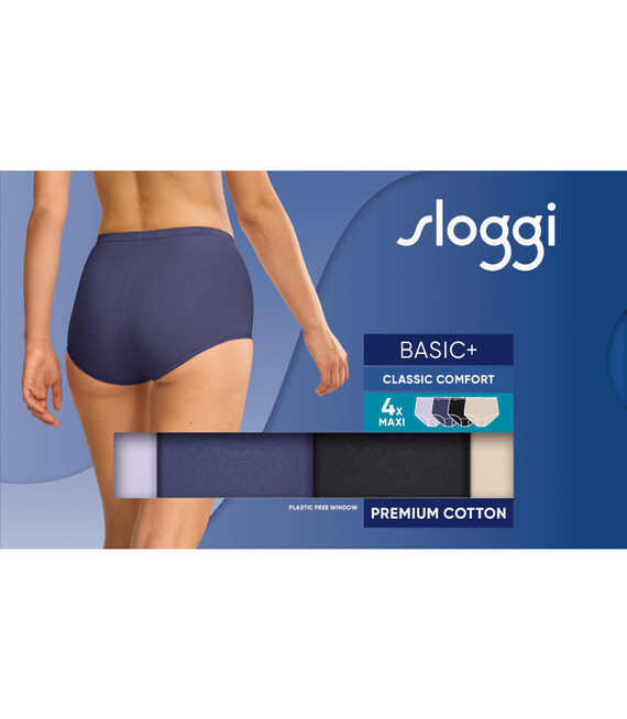 4 x Majtki damskie sloggi Basic+ Maxi C4P