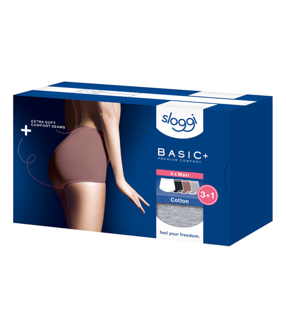 4 x Majtki damskie sloggi Basic+ Maxi C4P