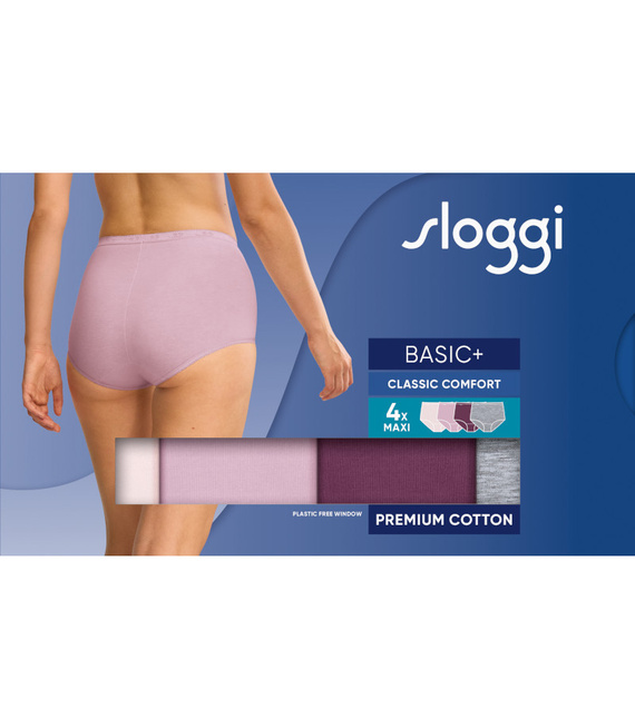 4 x Majtki damskie sloggi Basic+ Maxi C4P
