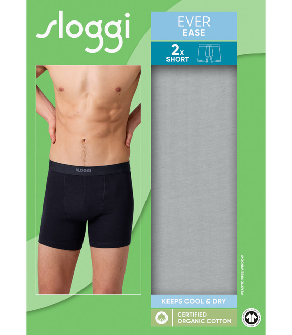 2 x Majtki męskie sloggi men EVER Ease Short 2P