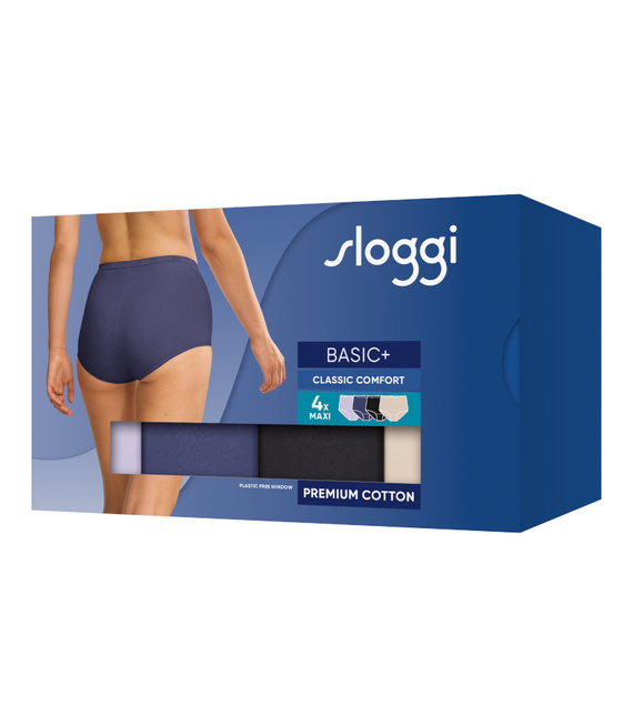 4 x Majtki damskie sloggi Basic+ Maxi C4P