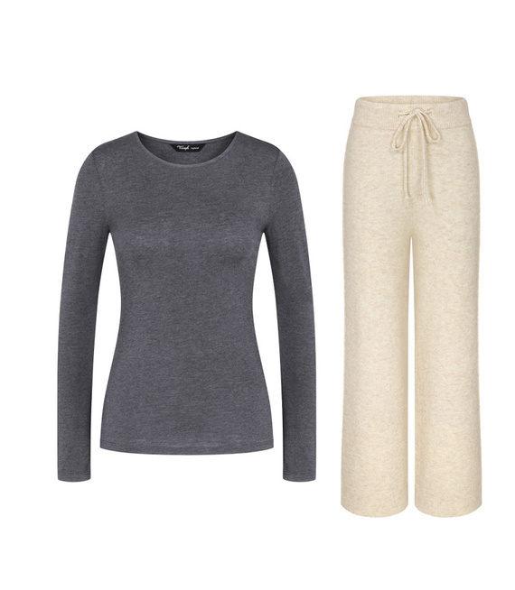 Koszulka i spodnie damskie Triumph Beauty Layers LSL Top i Trousers