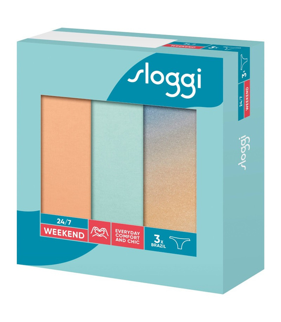 3 x Majtki damskie sloggi 24/7 Weekend Brazil C3P