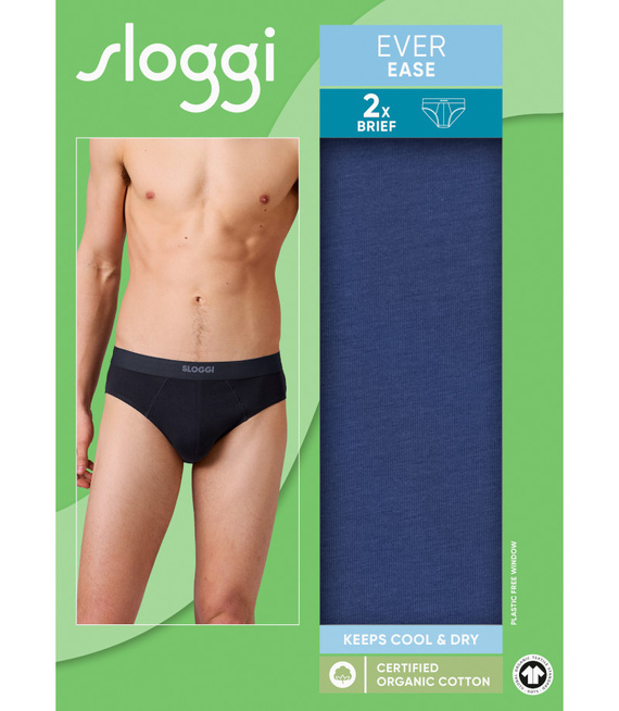 2 x Majtki męskie sloggi men EVER Ease Brief 2P