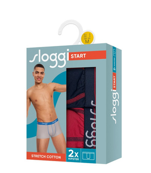 2 x Majtki męskie sloggi men Start Hipster C2P box