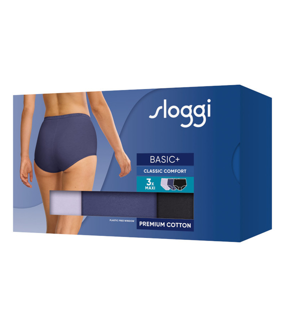 3 x Majtki damskie sloggi Basic+ Maxi C3P