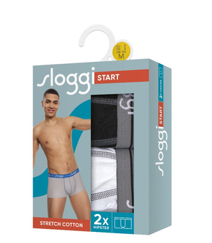 2 x Majtki męskie sloggi men Start Hipster C2P box