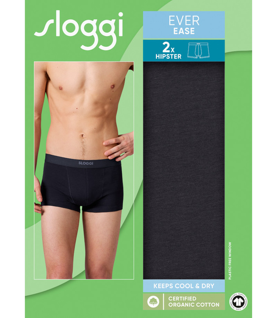 2 x Majtki męskie sloggi men EVER Ease Hipster 2P