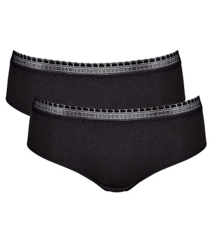 2 x Majtki damskie sloggi GO Ribbed Hipster C2P