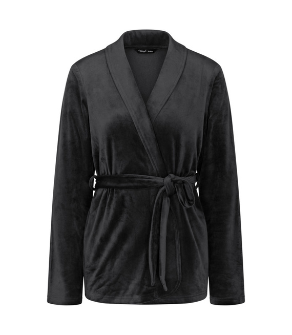 Krótki szlafrok damski Triumph Sensual Velour Robe Top 01
