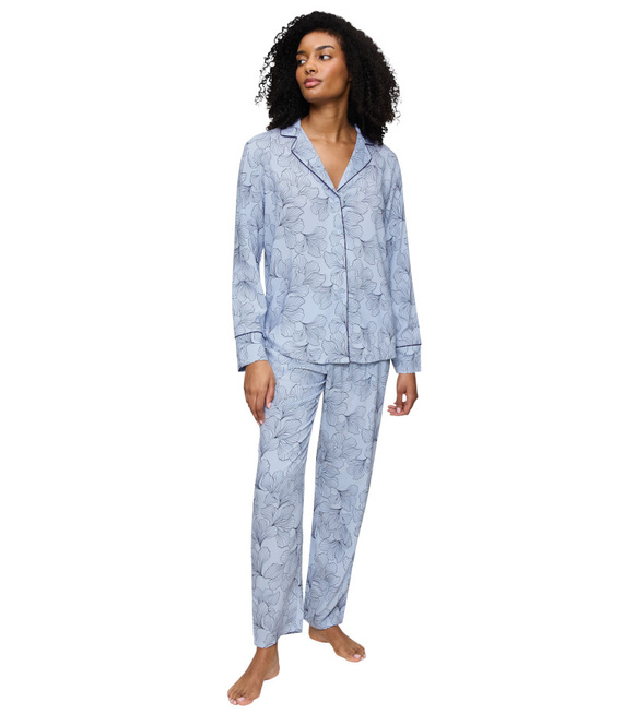 Piżama damska z długim rękawem Triumph Boyfriend Fit PW 03