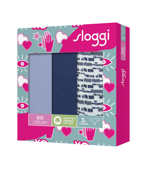 3 x Majtki damskie sloggi GO Crush String C3P