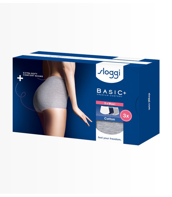 3 x Majtki damskie sloggi Basic+ Maxi C3P