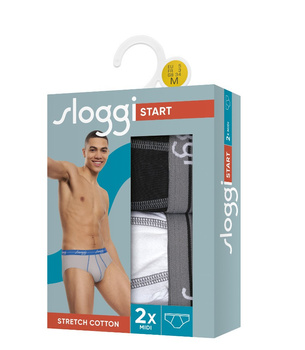 2 x Majtki męskie sloggi men Start Midi C2P box
