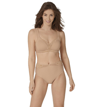 Triumph biustonosz bez fiszbin Modern Lace+Cotton N