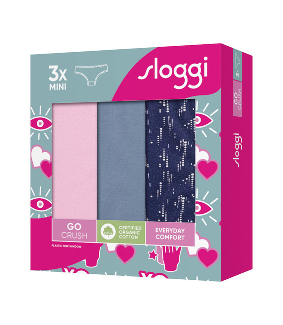 3 x Majtki damskie sloggi GO Crush Mini C3P