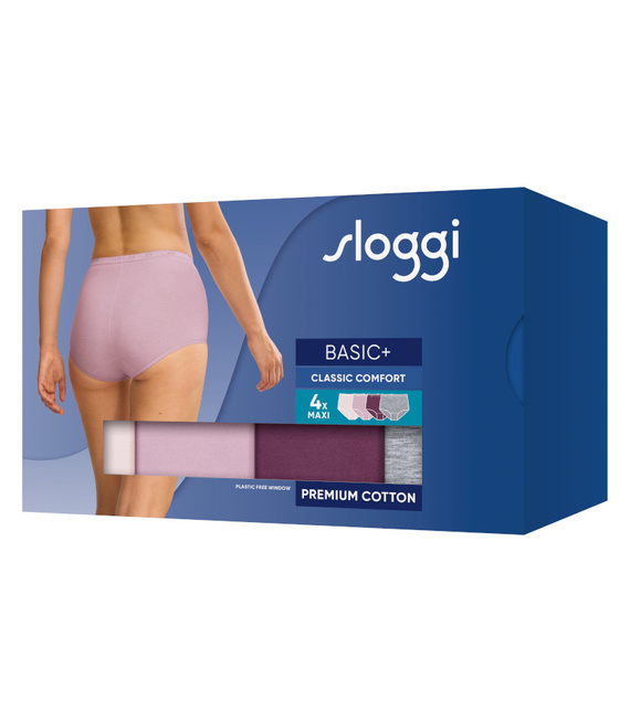 4 x Majtki damskie sloggi Basic+ Maxi C4P