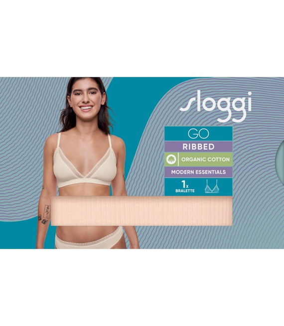 Biustonosz braletka sloggi GO Ribbed Bralette