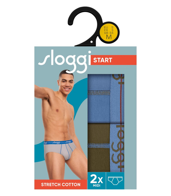 2 x Majtki męskie sloggi men Start Midi C2P box