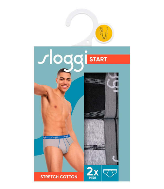 2 x Majtki męskie sloggi men Start Midi C2P box