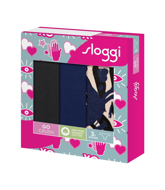 3 x Majtki damskie sloggi GO Crush String C3P