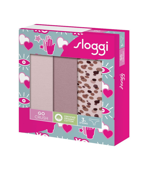 3 x Majtki damskie sloggi GO Crush String C3P