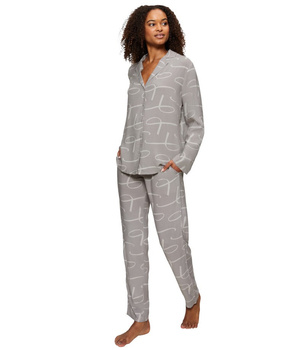 Triumph pidżama damska rozpinana z długim rękawem Boyfriend Fit PW 02